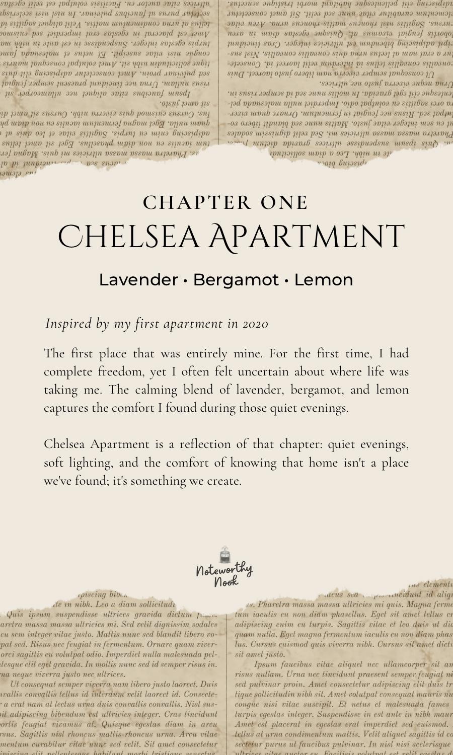 Lavender Bergamot Candle, Fresh Clean Scent, Spa Candle, Relaxing Soy Candle, Minimalist Home Decor Gift, Lemon Zest, Chelsea Apartment